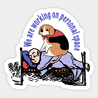 Funny Personal Space T-Shirt Sticker
